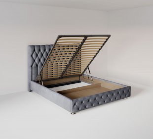 Кровать Версаль 1.4 м с подъемным механизмом в Муравленко - muravlenko.magazinmebel.ru | фото - изображение 4