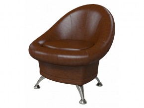 Банкетка-кресло 6-5104 коричневая в Муравленко - muravlenko.magazinmebel.ru | фото