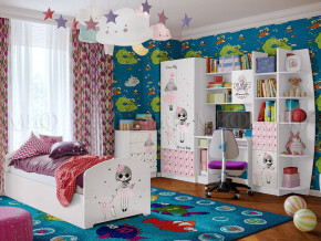 Детская комната Юниор-2 Мальвина в Муравленко - muravlenko.magazinmebel.ru | фото