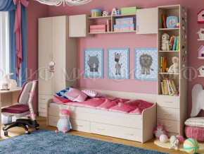 Детская комната Вега 1 Дуб беленый в Муравленко - muravlenko.magazinmebel.ru | фото
