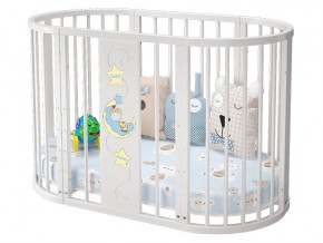 Детская кроватка белая Эстель в Муравленко - muravlenko.magazinmebel.ru | фото