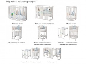 Детская кроватка белая Эстель в Муравленко - muravlenko.magazinmebel.ru | фото - изображение 2