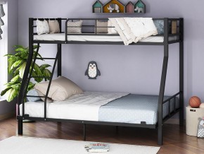 Двухъярусная кровать Гранада-1 140 черный в Муравленко - muravlenko.magazinmebel.ru | фото