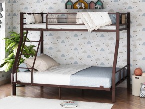 Двухъярусная кровать Гранада-1 140 Коричневый в Муравленко - muravlenko.magazinmebel.ru | фото