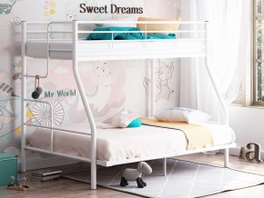 Двухъярусная кровать Гранада-3 140 белый в Муравленко - muravlenko.magazinmebel.ru | фото