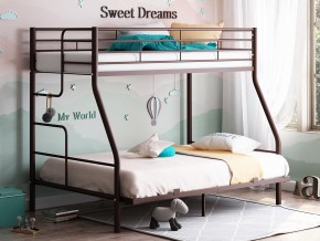 Двухъярусная кровать Гранада-3 140 коричневый в Муравленко - muravlenko.magazinmebel.ru | фото