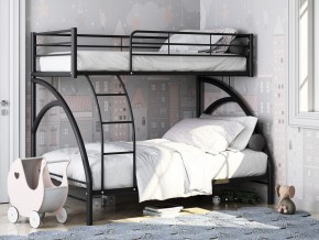 Двухъярусная кровать Виньола 2 Черная в Муравленко - muravlenko.magazinmebel.ru | фото