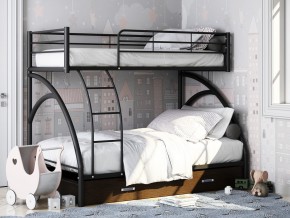 Двухъярусная кровать Виньола-2 Я черный в Муравленко - muravlenko.magazinmebel.ru | фото - изображение 1