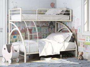 Двухъярусная кровать Виньола 2 слоновая кость в Муравленко - muravlenko.magazinmebel.ru | фото
