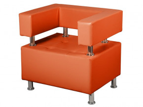 Кресло Борк Кожзам Оранжевый в Муравленко - muravlenko.magazinmebel.ru | фото - изображение 1