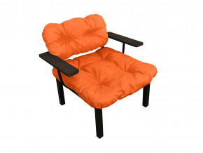Кресло Дачное оранжевая подушка в Муравленко - muravlenko.magazinmebel.ru | фото