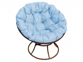 Кресло Папасан без ротанга голубая подушка в Муравленко - muravlenko.magazinmebel.ru | фото - изображение 1