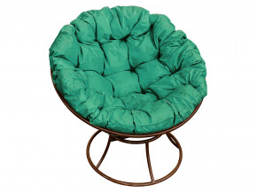 Кресло Папасан без ротанга зелёная подушка в Муравленко - muravlenko.magazinmebel.ru | фото - изображение 1