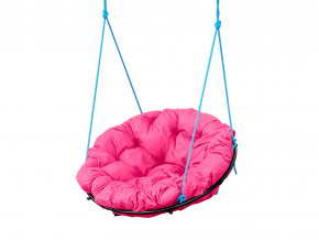 Кресло Папасан подвесное розовая подушка в Муравленко - muravlenko.magazinmebel.ru | фото