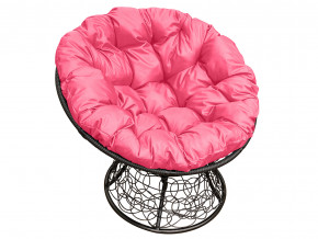 Кресло Папасан с ротангом розовая подушка в Муравленко - muravlenko.magazinmebel.ru | фото - изображение 1