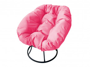 Кресло Пончик без ротанга розовая подушка в Муравленко - muravlenko.magazinmebel.ru | фото