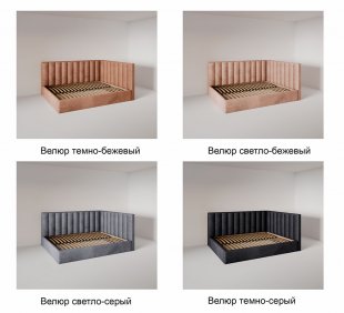 Кровать Вертикаль угловая 0.8 м с ортопедическим основанием в Муравленко - muravlenko.magazinmebel.ru | фото - изображение 6