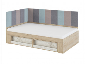 Кровать 1,2 с мягким элементом 1,2 и 2,0 Мод.2.3 в Муравленко - muravlenko.magazinmebel.ru | фото