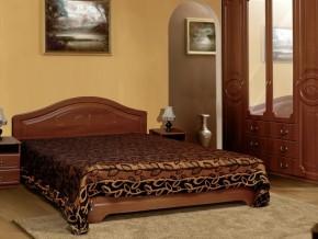 Кровать 1400 Ивушка 5 темная в Муравленко - muravlenko.magazinmebel.ru | фото - изображение 1