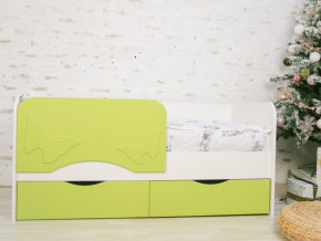 Кровать Бабочка белый/салатовый софт в Муравленко - muravlenko.magazinmebel.ru | фото