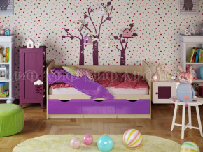 Кровать Дельфин-1 1800 Фиолетовый металлик в Муравленко - muravlenko.magazinmebel.ru | фото