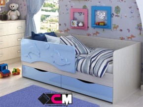 Кровать детская Алиса КР 812 голубая 1600 в Муравленко - muravlenko.magazinmebel.ru | фото