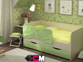 Кровать детская Алиса КР 812 зеленая 1600 в Муравленко - muravlenko.magazinmebel.ru | фото