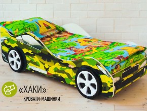 Кровать детская машина Хаки в Муравленко - muravlenko.magazinmebel.ru | фото - изображение 2