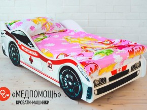Кровать детская машина Медпомощь в Муравленко - muravlenko.magazinmebel.ru | фото