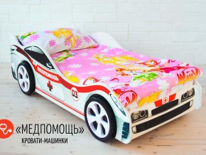 Кровать детская машина Медпомощь в Муравленко - muravlenko.magazinmebel.ru | фото - изображение 2