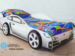 Кровать детская машинка Порше в Муравленко - muravlenko.magazinmebel.ru | фото - изображение 2