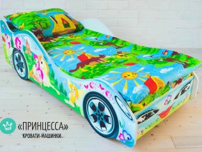 Кровать детская машинка Принцесса в Муравленко - muravlenko.magazinmebel.ru | фото