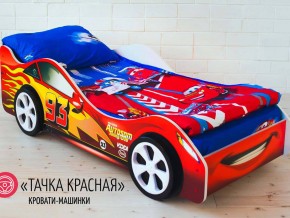 Кровать детская машинка Тачка Красная в Муравленко - muravlenko.magazinmebel.ru | фото - изображение 2