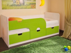 Кровать детская Минима лайм в Муравленко - muravlenko.magazinmebel.ru | фото - изображение 1