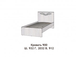 Кровать Диана 900 в Муравленко - muravlenko.magazinmebel.ru | фото - изображение 2