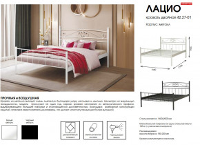 Кровать двойная 42.27-01 Лацио в Муравленко - muravlenko.magazinmebel.ru | фото - изображение 2