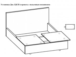 Кровать Феодосия норма 140 с механизмом подъема и дном ЛДСП в Муравленко - muravlenko.magazinmebel.ru | фото - изображение 5