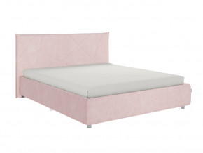 Кровать Квест 1600 велюр нежно-розовый в Муравленко - muravlenko.magazinmebel.ru | фото - изображение 1