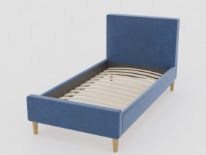 Кровать Линси 900 синий в Муравленко - muravlenko.magazinmebel.ru | фото - изображение 1