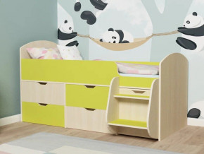 Кровать Малыш-7 Дуб-лайм в Муравленко - muravlenko.magazinmebel.ru | фото