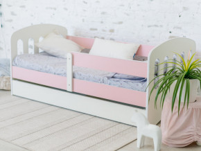 Кровать Малыш с ящиком розовый в Муравленко - muravlenko.magazinmebel.ru | фото