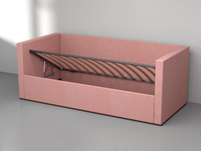 Кровать мягкая с подъёмным механизмом арт. 030 розовый в Муравленко - muravlenko.magazinmebel.ru | фото - изображение 2