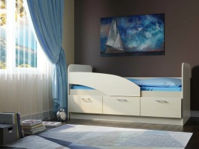 Кровать одинарная 06.222 1600 вудлайн кремовый в Муравленко - muravlenko.magazinmebel.ru | фото
