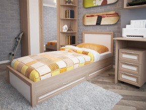 Кровать с настилом Остин модуль 21 с ящиками 24 в Муравленко - muravlenko.magazinmebel.ru | фото - изображение 1