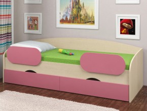 Кровать Соня 2 дуб молочный-розовый в Муравленко - muravlenko.magazinmebel.ru | фото - изображение 2