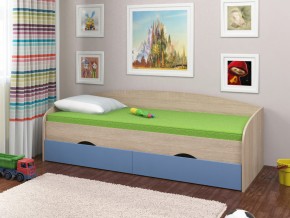 Кровать Соня 2 сонома-голубой в Муравленко - muravlenko.magazinmebel.ru | фото