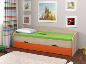 Кровать Соня 2 сонома-оранжевый в Муравленко - muravlenko.magazinmebel.ru | фото