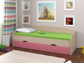 Кровать Соня 2 сонома-розовый в Муравленко - muravlenko.magazinmebel.ru | фото