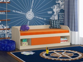 Кровать Соня 4 дуб молочный-оранжевый в Муравленко - muravlenko.magazinmebel.ru | фото - изображение 1
