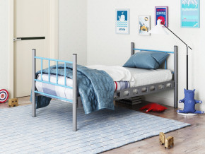 Кровать-трансформер Мальта серый с голубым в Муравленко - muravlenko.magazinmebel.ru | фото - изображение 4